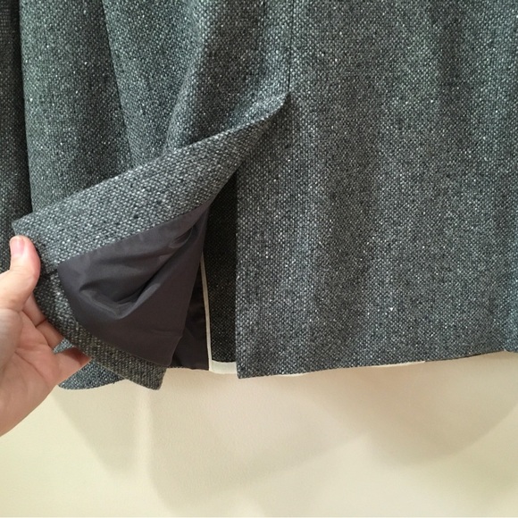 BANANA REPUBLIC Women’s 6 Tailored Blazer Jacket Grey Preppy Academia - Picture 6 of 11